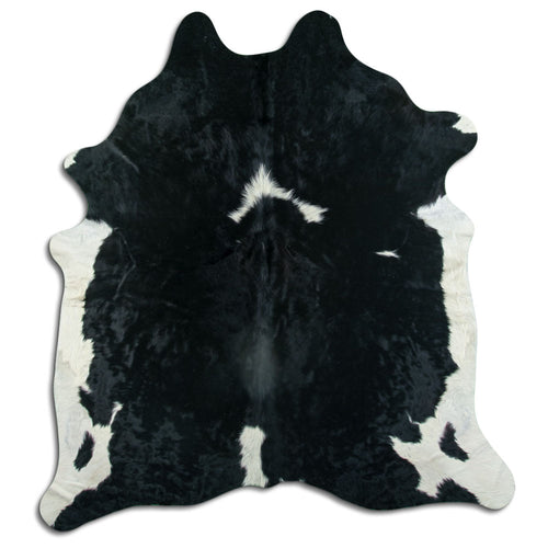 Black & White Cowhide Rug XXL
