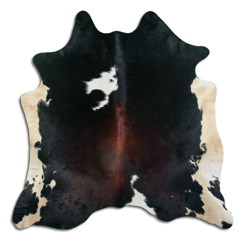 Tricolour Cowhide Rug L
