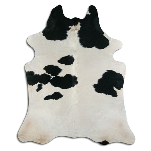 Black & White Cowhide Rug XXL