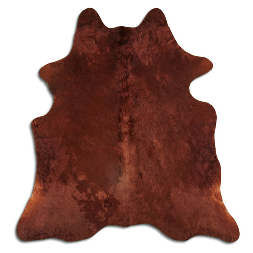 Brown Cowhide Rug L