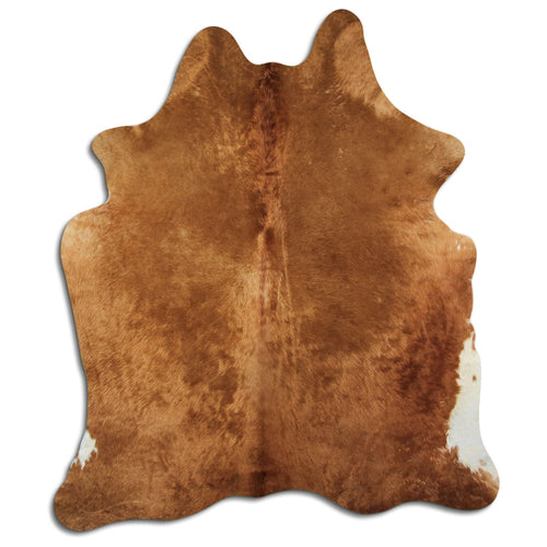 Brown Cowhide Rug L