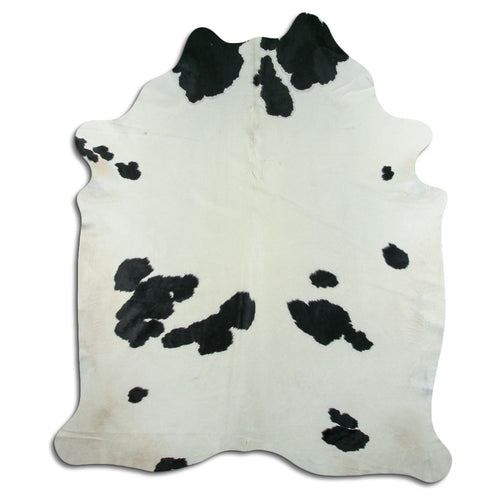 Black & White Cowhide Rug XXL
