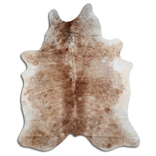Tan Grey Cowhide Rug XXL