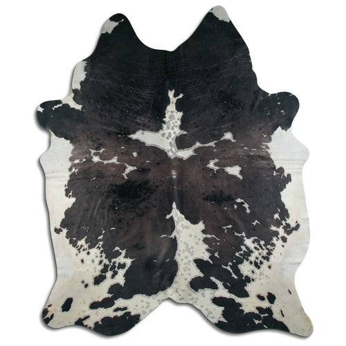 Black & White Cowhide Rug XXXL