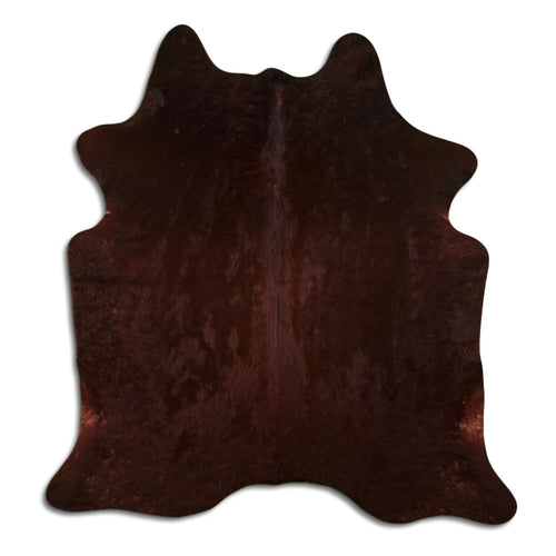 Brown Cowhide Rug L