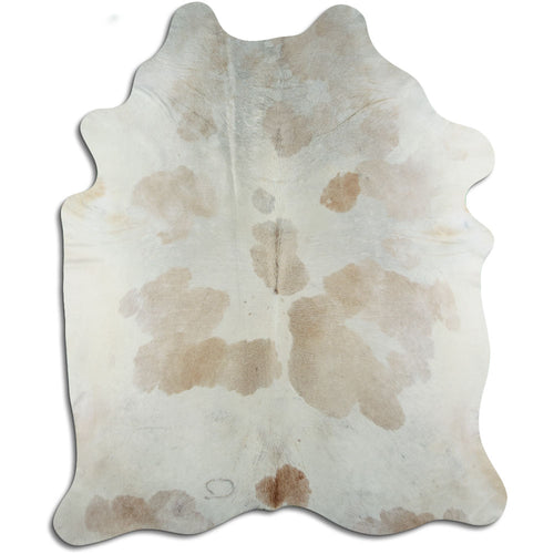 Brown & White Cowhide Rug XXL