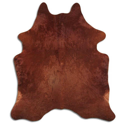Brown Cowhide Rug L