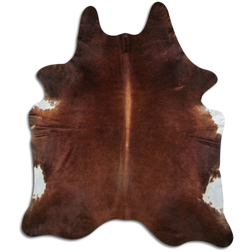 Brown Cowhide Rug XXL