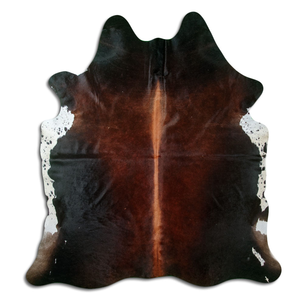 Brown Cowhide Rug L