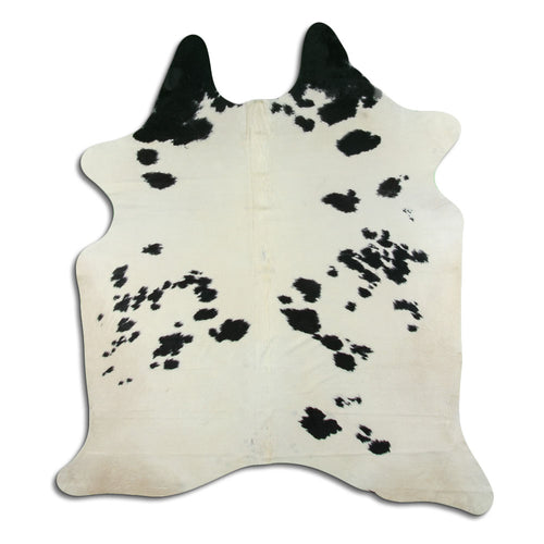 Black & White Cowhide Rug XL
