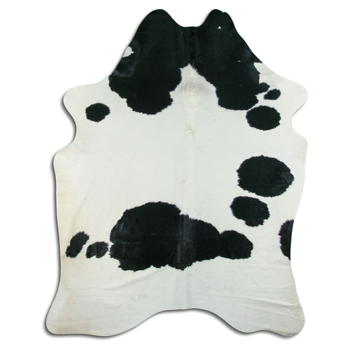 Black & White Cowhide Rug XL