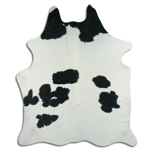 Black & White Cowhide Rug XXL
