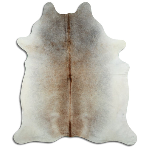 Tan Grey Cowhide Rug XXL