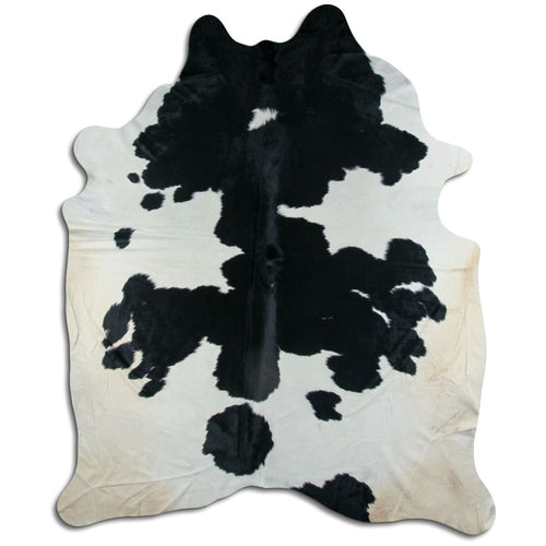 Black & White Cowhide Rug XXXL