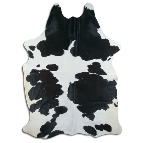 Black & White Cowhide Rug XXL