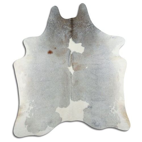Grey Cowhide Rug L