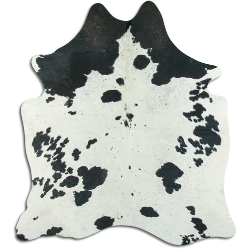Black & White Cowhide Rug XL
