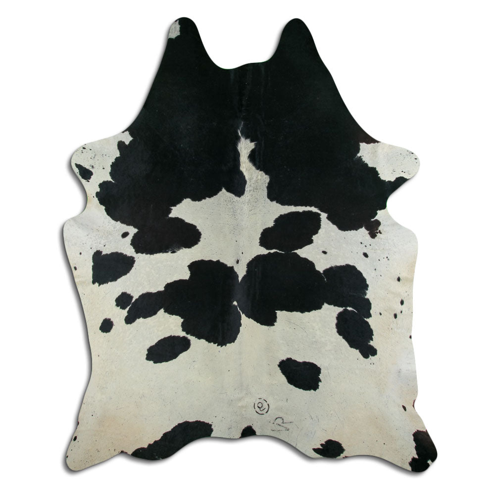 Black & White Cowhide Rug XXL
