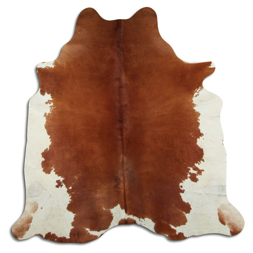 Brown Cowhide Rug L