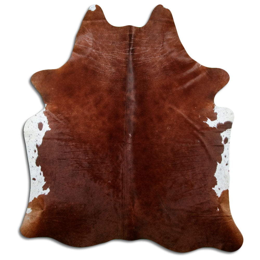 Brown Cowhide Rug L