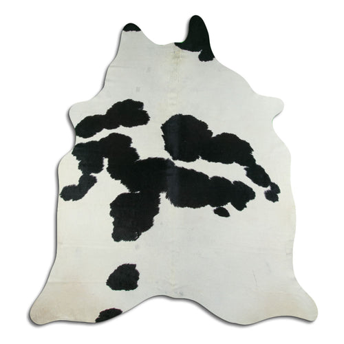 Black & White Cowhide Rug XXL