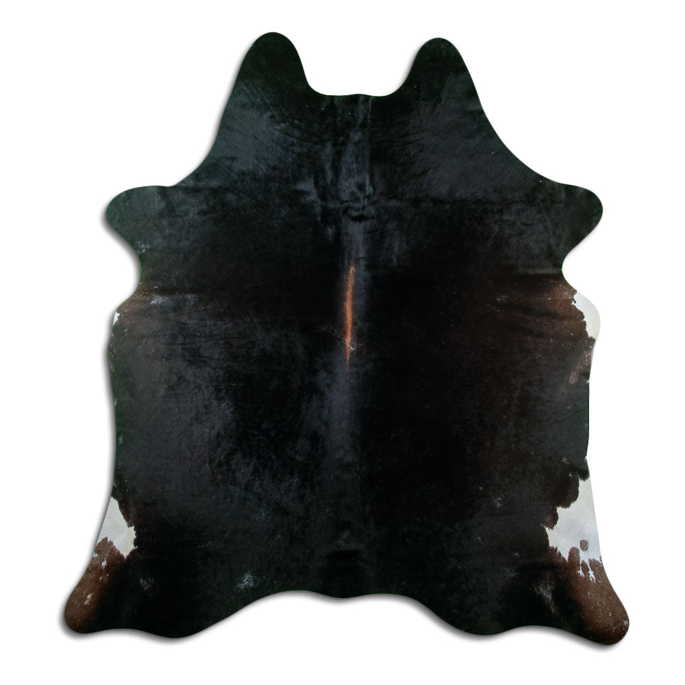 Brown Cowhide Rug L