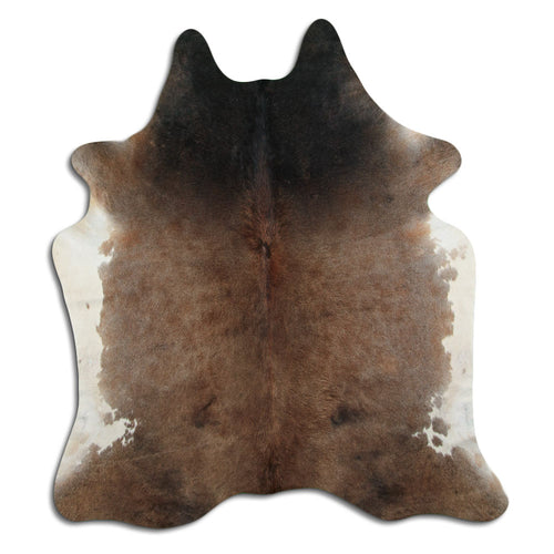 Tan Grey Cowhide Rug XL