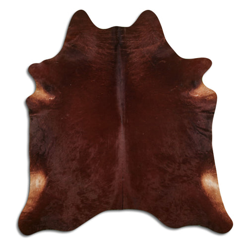 Brown Cowhide Rug XXL