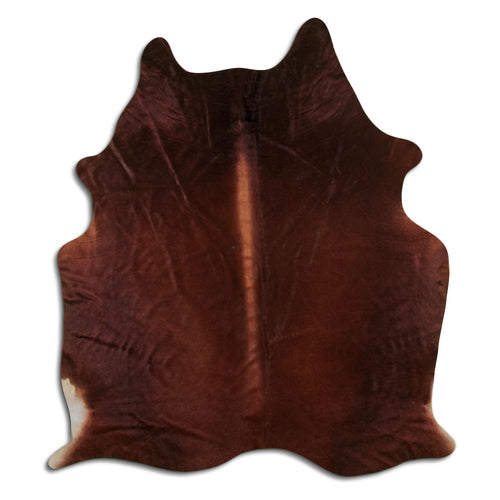 Brown Cowhide Rug L