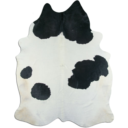 Black & White Cowhide Rug XXXL