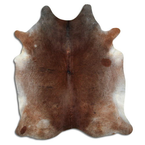 Tan Grey Cowhide Rug XXL