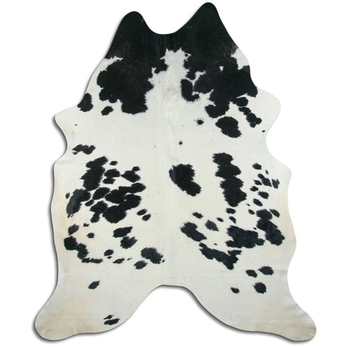 Black & White Cowhide Rug XXL