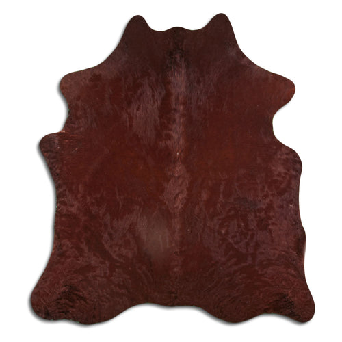 Brown Cowhide Rug L