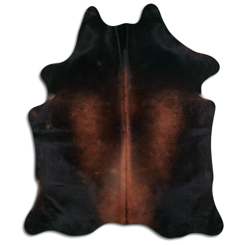 Brown Cowhide Rug L