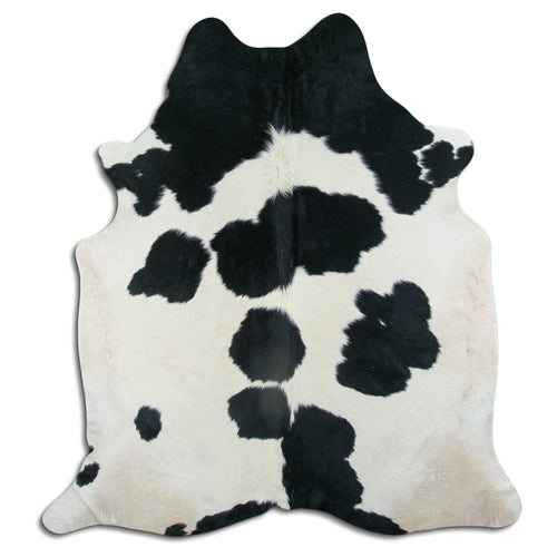 Black & White Cowhide Rug XXL