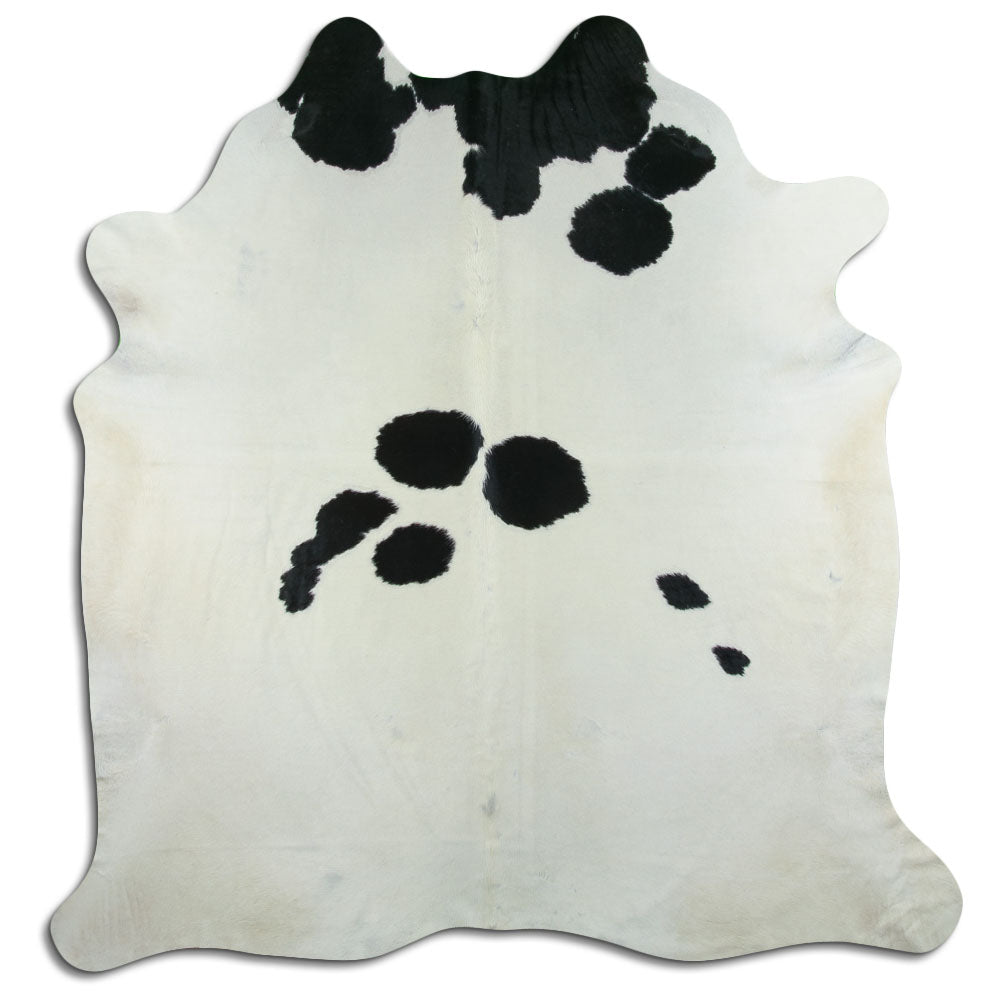 Black & White Cowhide Rug XXL