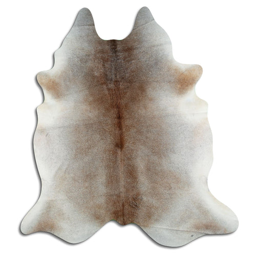 Tan Grey Cowhide Rug XXL