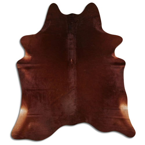 Brown Cowhide Rug L