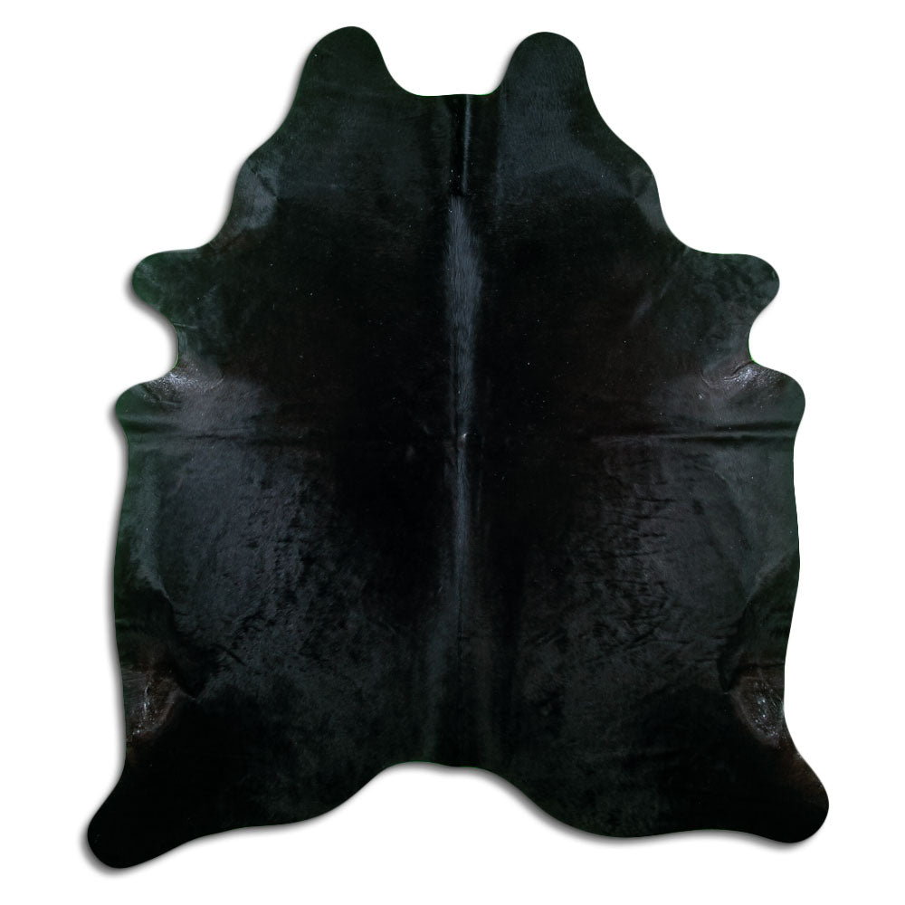 Black Cowhide Rug XL