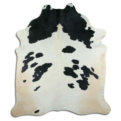 Black & White Cowhide Rug XXL