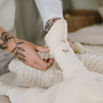 Merino Wool Baby Booties “Fluff”