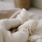 Merino Wool Baby Booties “Fluff”