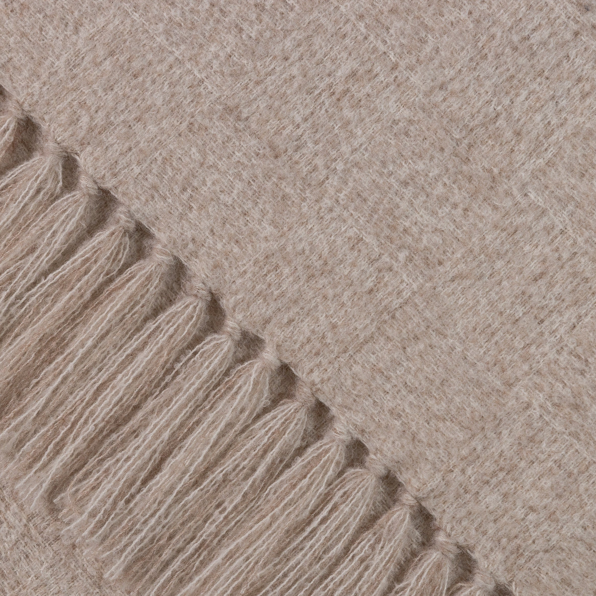 Baby Alpaca & Merino Throw “Valley” – detail