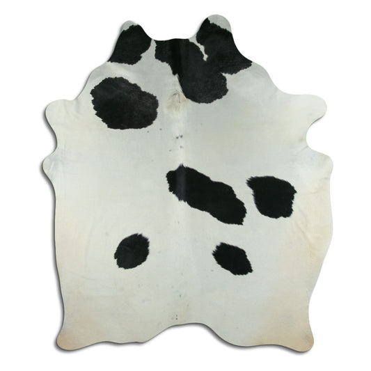 Black & White Cowhide Rug XXL