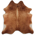 Brown Cowhide Rug L