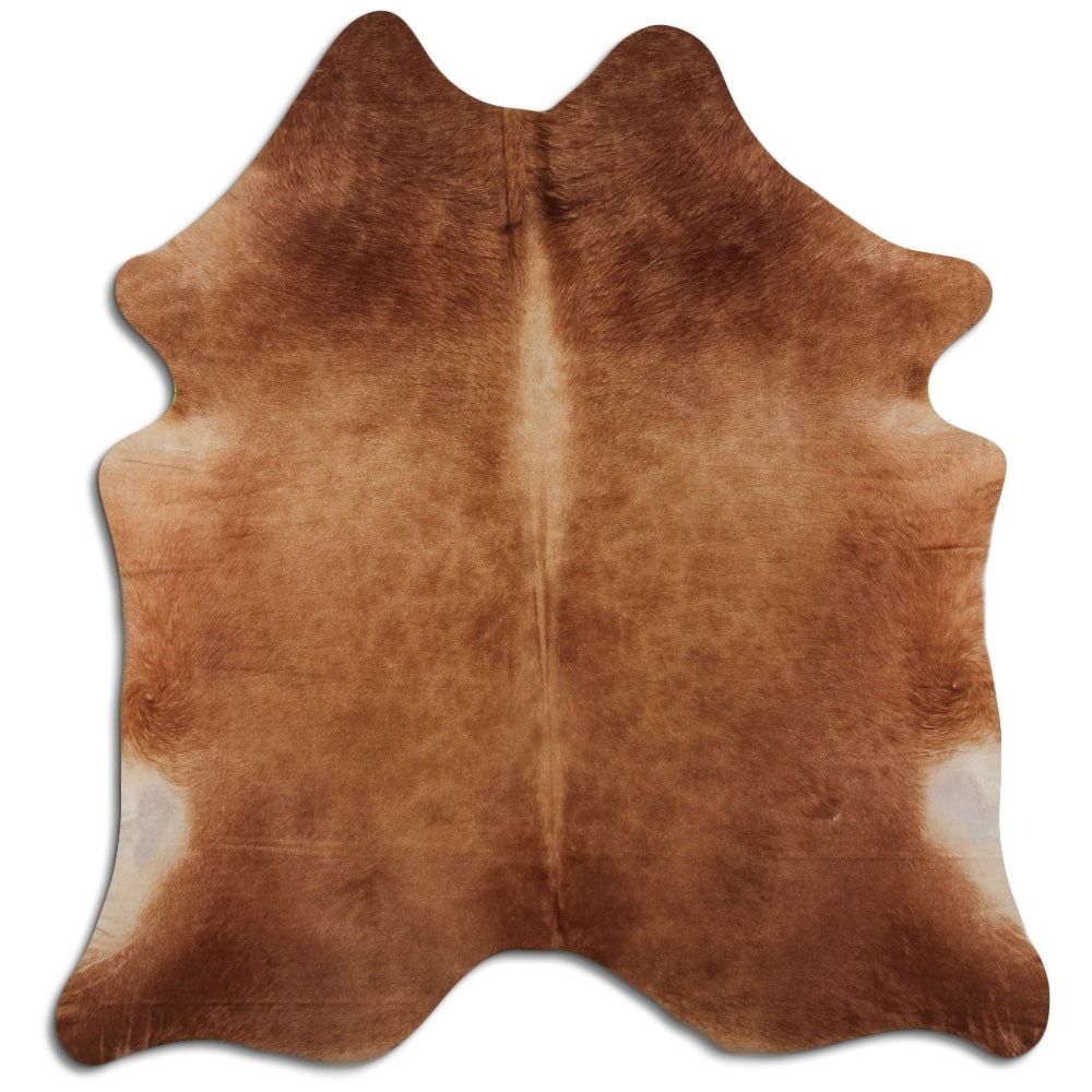 Brown Cowhide Rug L