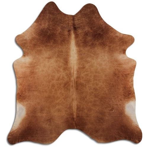 Brown Cowhide Rug L