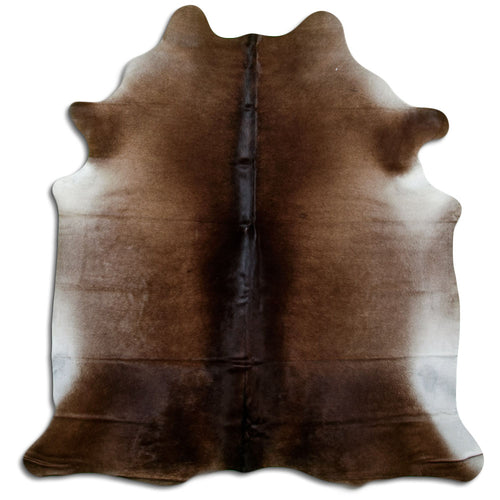 Brown Cowhide Rug L