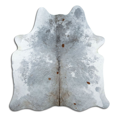 Grey Cowhide Rug L