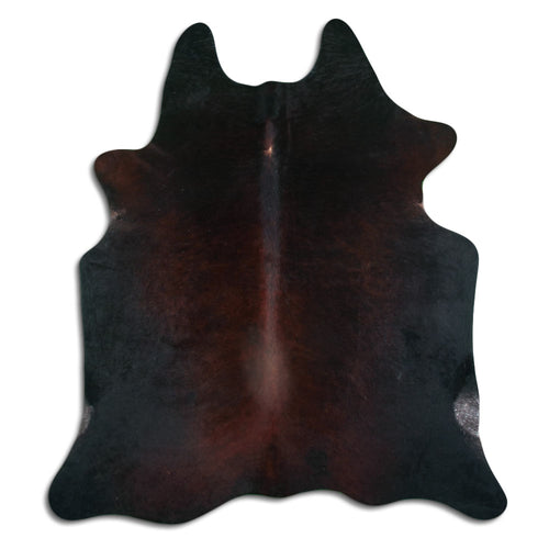 Brown Cowhide Rug L